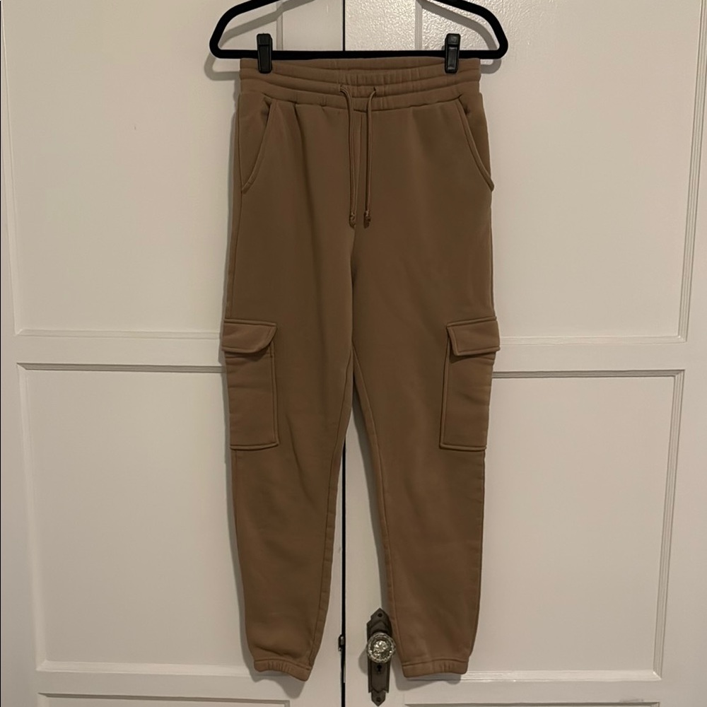 Ci Sono Beige Jogger Pants